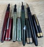 Lot of 4 Vintage Fountain Pens