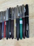 Lot of 15 Vintage Fountain Pens for Collectors