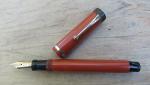 Parker Lucky Curve Orange Duofold Senior Fountain Pen