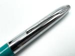 1960s Scripto Teal & Chrome Fountain Pen