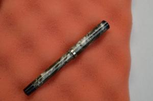 Gray Marble Vintage Fountain Pen with 14K Nib