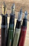 Lot of 4 Vintage Fountain Pens