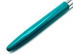 1960s Scripto Teal & Chrome Fountain Pen