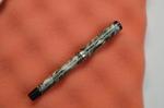 Gray Marble Vintage Fountain Pen with 14K Nib