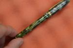 Green Marble Vintage Fountain Pen with 14k Nib
