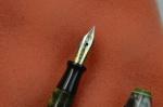 Green Marble Vintage Fountain Pen with 14k Nib