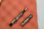 Gray Marble Vintage Fountain Pen with 14K Nib