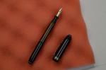 Large Vintage Black and Gold Fountain Pen