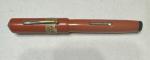 Vintage Morton Red Fountain Pen with Price Sticker
