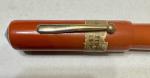 Vintage Morton Red Fountain Pen with Price Sticker