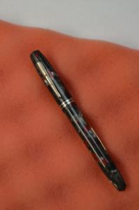 Vintage Fountain Pen Signet Lever Fill Marble