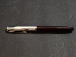 Vintage Banker Fountain Pen in Burgundy Brown