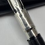 Vintage Parker Fountain Pen - Black and Chrome