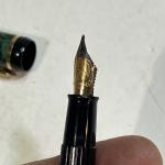Waterman Vintage Green Marbled Fountain Pen
