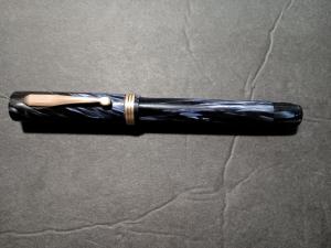 Drexel Pearl Blue Lightning Fountain Pen