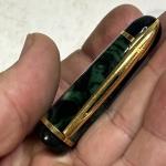 Waterman Vintage Green Marbled Fountain Pen