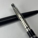 Vintage Parker Fountain Pen - Black and Chrome
