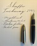 Sheaffer Tuckaway Vintage Fountain Pen with Gold Nib