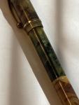 Vintage Marbled Fountain Pen with Ink View