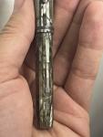 1930s Majestic Marbled Silver Gray Fountain Pen