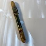 Vintage Marbled Fountain Pen with Ink View