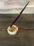 Mid-Century Fountain Pen with Marble Base