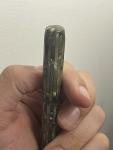 1930s Majestic Marbled Silver Gray Fountain Pen