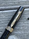 Morrison Vintage Black Chased Fountain Pen 7 Nib