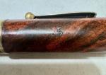 Vintage Large Red Mottled Inkograph Pen