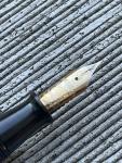 Morrison Vintage Black Chased Fountain Pen 7 Nib