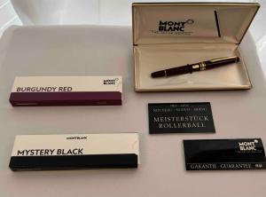 Montblanc Meisterstück Bordeaux Red Rollerball Pen