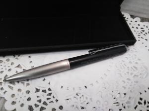Montblanc Carrera Black & Matte Steel Ballpoint Pen