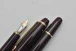 Montblanc 144 Burgundy Fountain Pen with 14K Nib