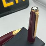 Montblanc 221 Burgundy Fountain Pen with 14K Nib