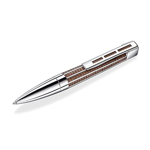 STAEDTLER J.S. Princeps Luxury Ballpoint Pen, Black Walnut