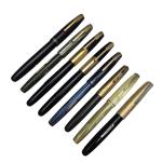 Vintage Waterman Fountain Pen Set with 14K Nibs