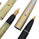 Vintage Waterman Fountain Pen Set with 14K Nibs