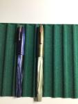 Two Vintage Waterman Fountain Pens with Gold Nib