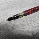 Waterman Ideal Vintage Fountain Pen Red Green Stripes