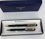 Waterman Green Fountain Pen & Ballpoint Set