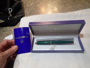 Waterman Gentleman Green Lacquer Fountain Pen
