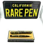 Vintage Waterman Patrician Moss Agate Fountain Pen