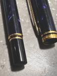 Waterman Leman 200 Blue Marble Rollerball Pen