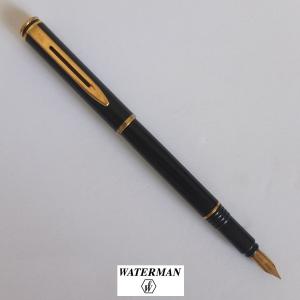 Vintage Waterman Maestro Black Metal Fountain Pen
