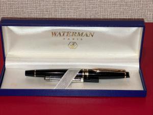 Waterman Paris Vintage Fountain Pen - Black & Gold