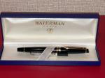 Waterman Paris Vintage Fountain Pen - Black & Gold