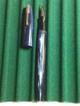 Two Vintage Waterman Fountain Pens with Gold Nib