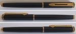 Vintage Waterman Maestro Black Metal Fountain Pen