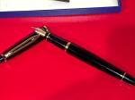 Waterman Paris Vintage Fountain Pen - Black & Gold