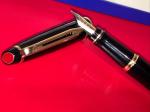 Waterman Paris Vintage Fountain Pen - Black & Gold